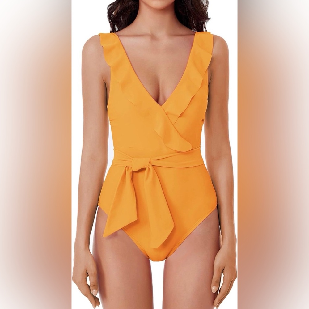 BCA by Rebecca Virtue Women's Kelly Ruffle One Piece Swimsuit